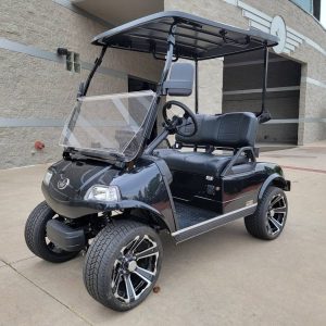 Black 2 seats Evolution Classic Electric Golf Cart